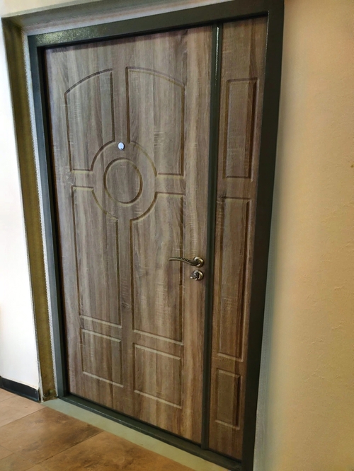 Полуторная дверь с МДФ ПВХ