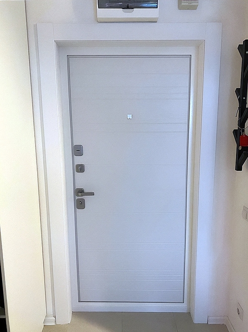 Дверь белого цвета