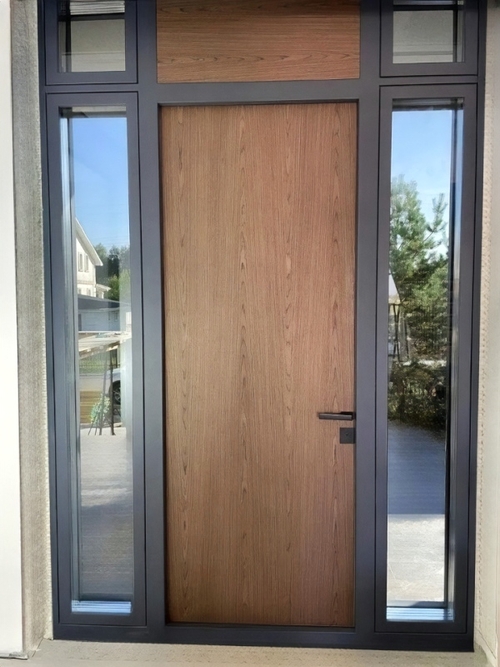 Дверь с боковыми вставками