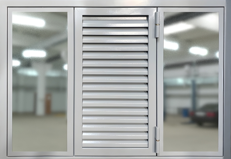 Одностворчатые ставни-жалюзи на окно Одностворчатые ставни-жалюзи на окно