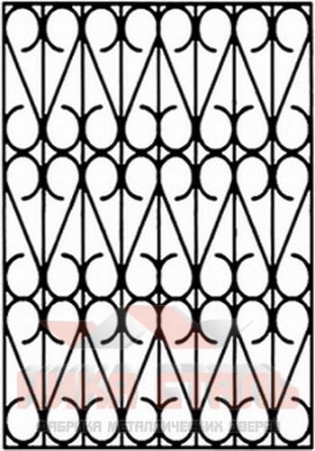 Сварная решетка на окно СР 26