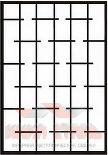 Сварная решетка на окно СР 3