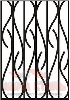 Сварная решетка на окно СР 6