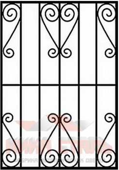 Сварная решетка на окно СР 8